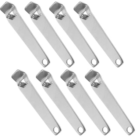 MALUGOGO Set di 8 mini apribottiglie con decapper per fiale e apriscatole di soda, portatile per rimuovere sigilli da bar e farmacia, per bottiglie di medicine e bevande