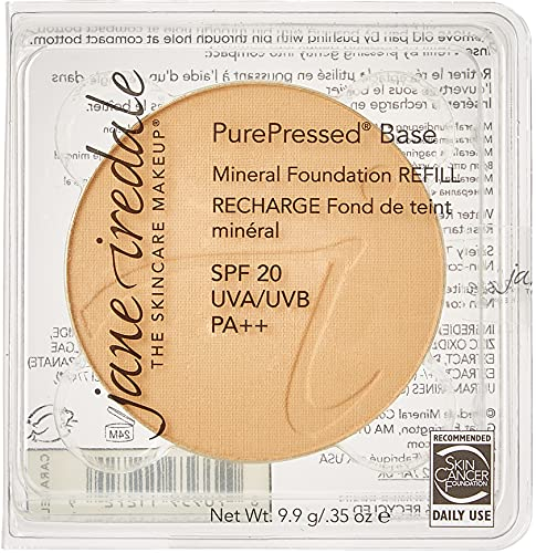 jane iredale Pressed Powder Gesichtspuder Refill ,LSF20 Caramel , 1er Pack (1 x 9.9 g)