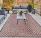ARSUK Tappeto da Esterno in Plastica (180x120 cm) – Tappeto per Patio, Giardino, Spiaggia, Campeggio, Balcone, Terrazza, Cortile, Veranda – Lavabile, Portatile, Confortevole, Resistente e Anti-UV