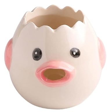 Egg White Yolk Separator Kitchen Egg Separator Yolk Separator Cute Egg Filter Egg Separator Creative Kitchen Tool Household (Pink)