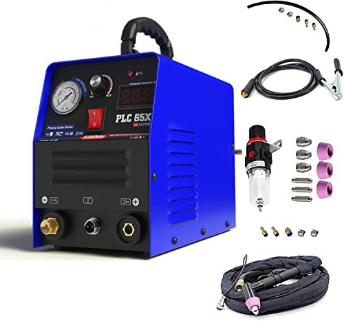PLASMARGON Découpeur plasma 65x Ampère Onduleur HF IGBT non tactile pilote d'arc machine de découpe plasma 220 V avec affichage digital -coupeur plasma épaisseur de coupe maximale 16 mm