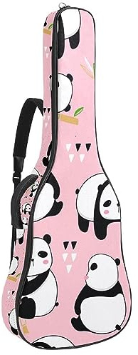 Eslifey Akustikgitarre Tasche Aras und Tukane Bunte Vögel Muster Verstellbarer Schultergurt Gitarrentasche Gigbag 40 41 42 Zoll, Farbe 4, 42.9x16.9x4.7 in