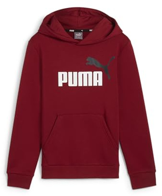 PUMA ESS+ Sweat à Capuche 2 col avec Grand Logo FL B