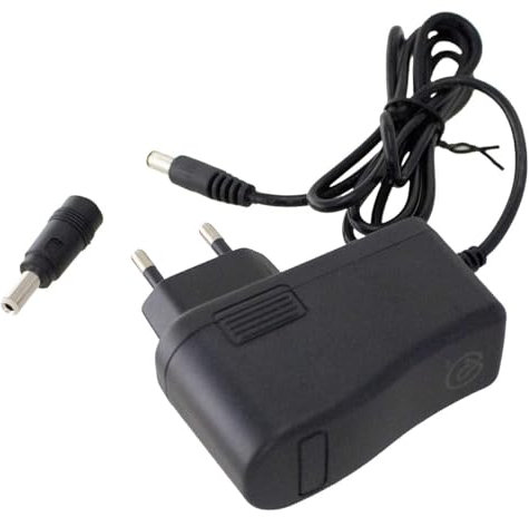 A2ZWORLD Alimentatore 9V 2A 18W, Trasformatore Caricatore 9V Con DC JACK Maschio 5,5mmX2,1mm e 5,5mmX2,5mm