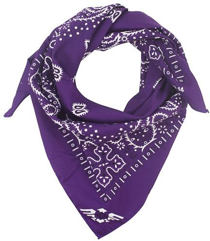 XXL Nicki-Halstuch aus 100% Baumwolle, 70x70 cm, Unisex Bandana, Halstuch, extra groß