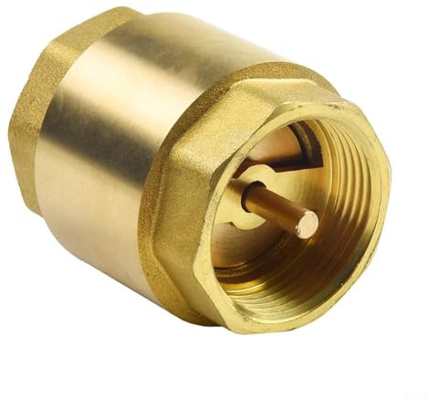 1 x Messing-Rückschlagventil, 1/4 NPT Messing-Rückschlagventil, Innengewinde, FPT Fl-ow Well Pump 200 PSI 180 F (DN32 (1-1/4)