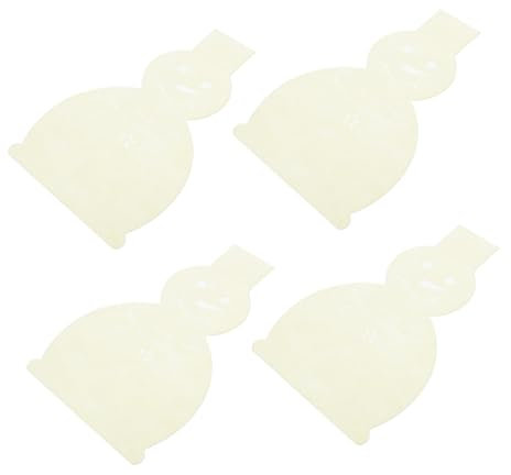 LABRIMP 4 Pièces Sacs à Couverts de Noël Feutrine Bonhomme de Sacs de Rangement pour Couverts pour Coupe-fourchettes Adorables