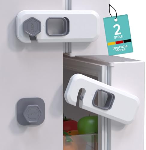 Kindersicherung Schubladen & Schranksicherung Baby – Kinder Sicherung Schränke, Kühlschrank Kindersicherung – Schubladenschutz Baby, Baby Schranksicherung ohne Bohren