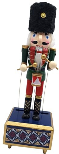 FGDTREE Casse-noisette de Noël en bois - Soldat - Décoration debout pour Noël