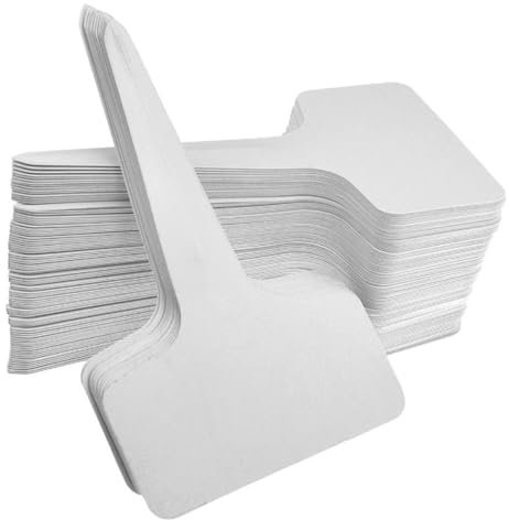 YUNYU 200 etiquetas de plantas para marcar | marcadores de jardín para escribir | Etiquetas de identificación de plantas | Estacas espaciadoras de semillas | Accesorios de jardinería