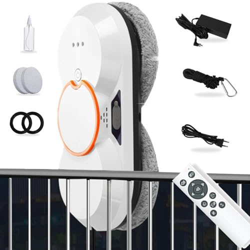 Robot lavavetri/Lavatrice Intelligente 5600pa/Lavavetri Automatico con Doppio Getto d'Acqua Automatico/Telecomando/Corpo di Sicurezza Ultrasottile da 70 mm, Bianco