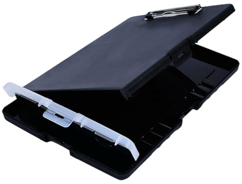 Caso di File Portatile con Appunti e Pen Box Cartella Organizzatore Documenti per Ufficio Ospedale Fabbrica Magazzino Scatola Ignifugo