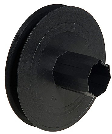 WOLFPACK 5250130 Treuil volet plastique pointe métallique, Cranberry, 136x40 mm