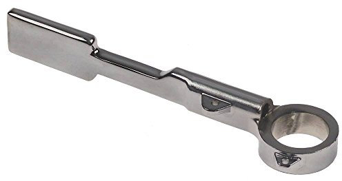 Faema Levier pour moulin à café MC90 pour doseur Longueur 120 mm Chromé Trou Ø 20 mm Droite Chromé