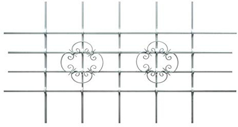 Passgitter Salzburg mit 2 Ornamenten 1680 x 840 mm