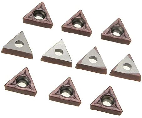 Harilla Set mit 10 Dreieckigen Hartmetall Fräseinsätzen