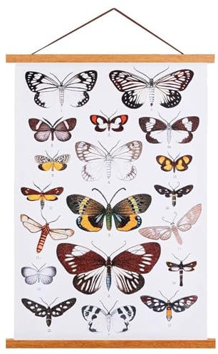 Ywlake Cadre Photo Magnétique 80 cm, Cadre Poster Porte Affiches 80x60 80x120 Aimanté en Bois Naturel pour Affiche Cadre Magnetique Cadre Affiche Cadre Suspendu (80cm, Teck)