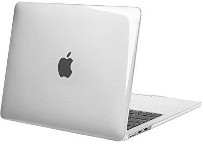 MOSISO Kompatibel mit MacBook Air 13 Zoll Hülle M5 M4 M3 M2 2026 2025-2022 | Ultradünne Hartschale Snap Schutzhülle Case für Mac Book Air 13,6 Zoll Hülle A3449 A3240 A3113 A2681, Transparent