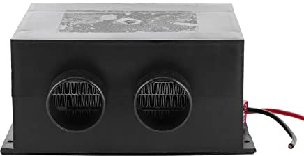 Tragbare Autoheizung,Autoheizung, 12V 600W Autoheizung 2 Loch Tragbarer Winter Schnelle Heizung Wärmer Frost Entfernen Geräuschlos Universal, Windschutzscheibe Defroer, Auto heizung Auto erwärmun
