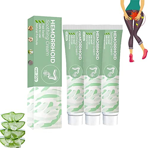 German Koltax Hemorrhoid Soothing Cream,Natural Herbal Hemorrhoids Ointment,Hemorrhoids Cream External,Hemorrhoid Treatment Cream for All Ages (3 Pcs)