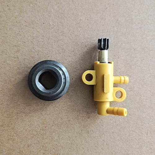 Véritable ver de pompe à huile adapté aux pièces de scie à chaîne sans fil greenworks 40V (remplacement parfait) (Color : Worm And Oil Pump)