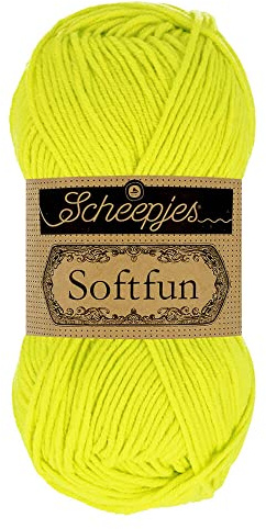 Scheepjes - Scheepjes Softfun 2641 Agrumi Lime Filato - 10x50g