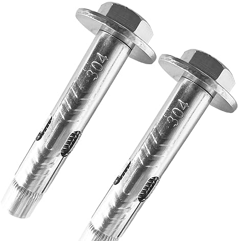 AVCITY Bolzenanker 304 Edelstahl Außensechskant Beton Selbstschneidende Anker M10 M12 Pcs Sechskant-expansionsschraube Dehnschraube