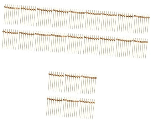 BESTonZON 400 Piezas Palillos de Frutas Adorno de palillo de Elegir decoración Aperitivos selecciones Decorativas de cóctel brochetas de cóctel Reutilizables de Madera Decorar