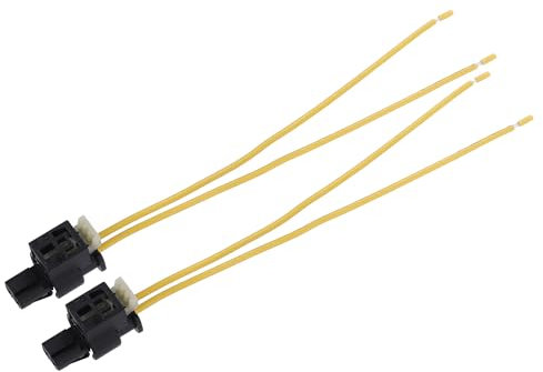 uxcell 2pcs Fog Light Daytime Running Light Harness for Mercedes Benz 2pin