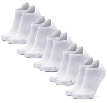 DANISH ENDURANCE Löparstrumpor, Låga, 3-pack, Vit5-Pack, 43-47