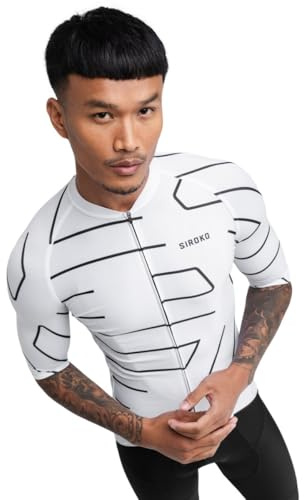 SIROKO - Radtrikot M2 Dash - L - Weiß
