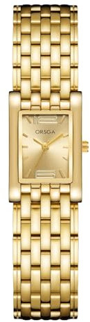 CIVO Damenuhr Gold Armbanduhr Damen: Analog Uhren Damen Edelstahl Vintage - Eckig Uhr für Frauen Wasserdicht Klein