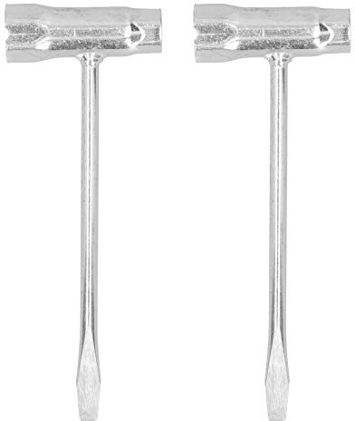 Jadeshay 2Pcs T‑Shape Wrench Chainsaw Combo Socket Spanner Garden Tool Accessories 13 x 19mm