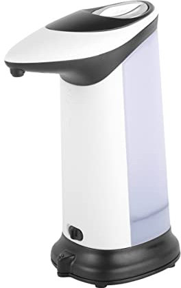 Amosfun Automatischer Seifenspender Aus Edelstahl Mit Ir-Sensor Berührungsloser Spender Für Küche Und Bad Schäumend Fassungsvermögen Einfach Zu Befüllen Reinigen Geeignet Für Seife Shampoo