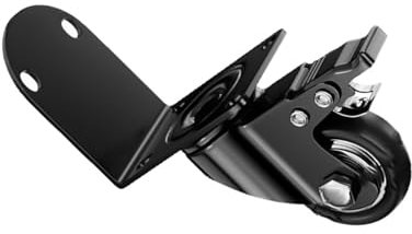 SLXLYH Ruhige Möbelrollen für Couchtisch, mit schützenden Eckhalterungen, leichtgängig, drehbare Rollen für Zuhause (3,8 cm mit Bremse)