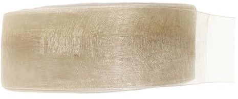 Healeved Organzaband Breit Mit Goldglitzer Für Geschenke Verpacken Basteln Dekorieren Satinband Samtband Zum Wickeln Schleifen Ballonschnurband Kräuselband Weihnachtsband
