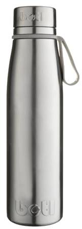 onegreenbottle EVOLUTION Stainless Steel Bottle, Triple-Walled Isothermal Insulated Water Bottle - Leakproof Bottle for Hot and Cold Drinks (Buff Unpainted)