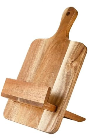 WANGAIDCE Kochbuchhalter Kochbuchständer, Rezeptbuchhalter, Verstellbarer Küchentheken-Rezeptständer, Kochbuchhalter for die Küche Für Rezepte, Küche