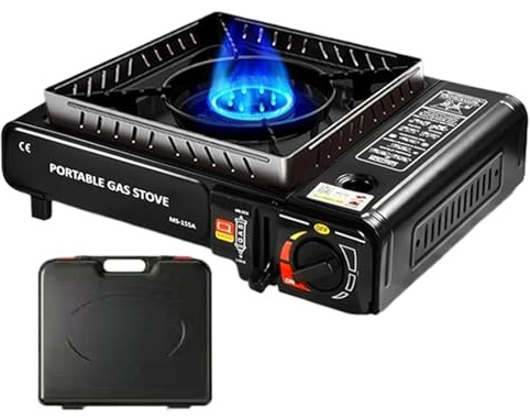 Hornillo De Camping Portátil, Hornillo De G-as Al Aire Libre, Cocina De G-as Portatil Pequeña Ajustable Para Cocinar Al Aire Libre