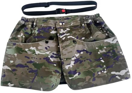 Jiuvaso Pantaloni da Addestramento per Conduttori di Cani, Grembiule da Addestramento per Cani, Cintura da Addestramento, Morso, Multitasche, Pantaloncini da, L