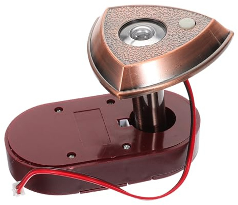 HORIALENCE Türspion mit Klingel Türspion für Zuhause Büro Hotel Sichtschutz für Privatsphäre Bruchfestes Metall Installieren mit Abdeckung