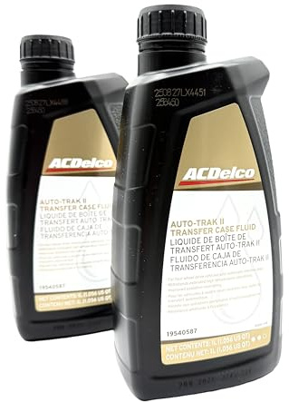 GM Auto-Trak II Transfer Case Fluid - 2 Pack,19540587 (Replaces 10-4017, 88900402, 12378396, 12378508)