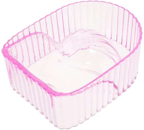 Angoily Recipiente de Acrílico para Remojar Uñas, Cuenco Práctico y Seguro para Manicura en Salón de Belleza, Adecuado para Uñas Postizas y Cuidado Profesional