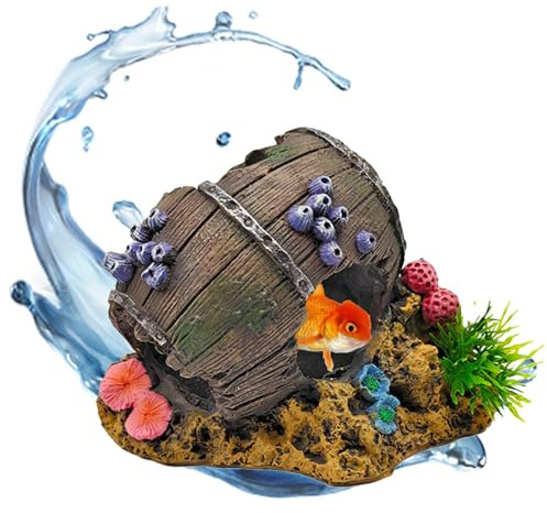 Fiskhus för akvarium Betta grotta akvarium | Vinfat fisklandskap, harts fiskhus akvarium grotta, akvariegrotta, akvariegrotta, dekorationer för fisktank
