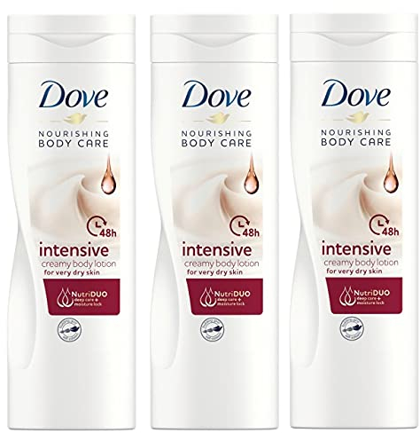 Dove Body Love Intense Care Body Lotion for very dry skin 250ml, Pack of 3