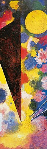 1art1 Wassily Kandinsky Vielfarbige Resonanz, 1928, 1-Teilig Selbstklebende Fototapete Poster-Tapete 240x75 cm