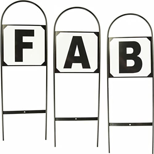 HKM Hufschlagbuchstaben, 8er Set9112, Schwarz, /weißSt