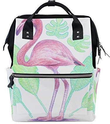 MONTOJ Flamingo Canvas Reisetasche Campus Rucksack One Size 9