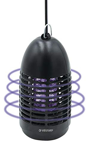 Black ZAP: Elektrisches Moskitonetz mit UV-Lampe, 7W. schwarz