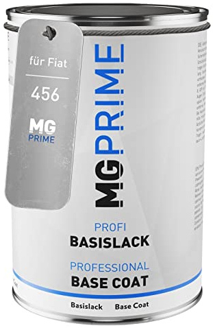 MG PRIME Vernice per auto Barattolo per Fiat 456 Blu Scuro President 1,0L | Dark Blue, Vernice di base, pronto all'uso